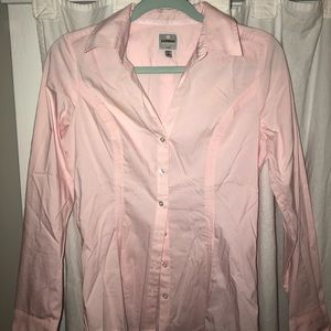 A bundle of two Express button down shirts.